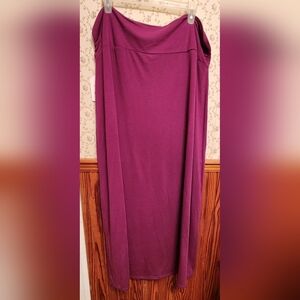 Faded Glory Size XXL jr's (20) NWT Purple Maxi Skirt